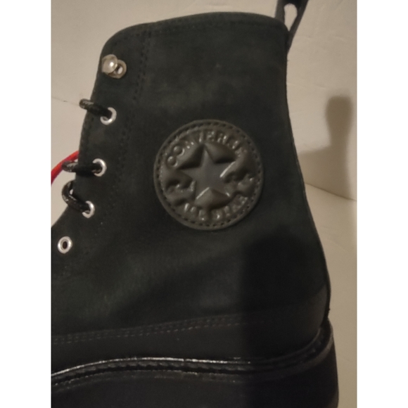 Converse Unisex Boot Chuck Taylor Hi Black/Black/Prime Pink 173213C Sz 5 M/6.5 W - Picture 9 of 10